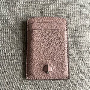 Kate Spade Pink Leather Card Holder